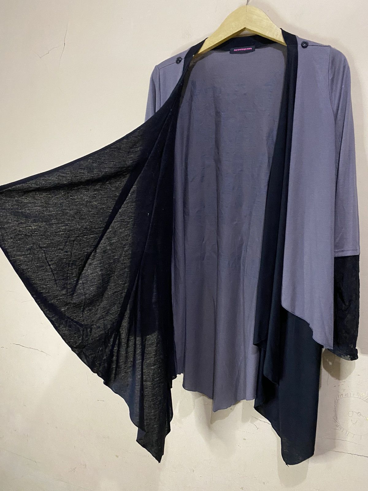 If Six Was Nine × Japanese Brand × KMRii Y2K Algonquins Japan Cardigan Punk Style Double Layer Size ONE SIZE - 10 Thumbnail