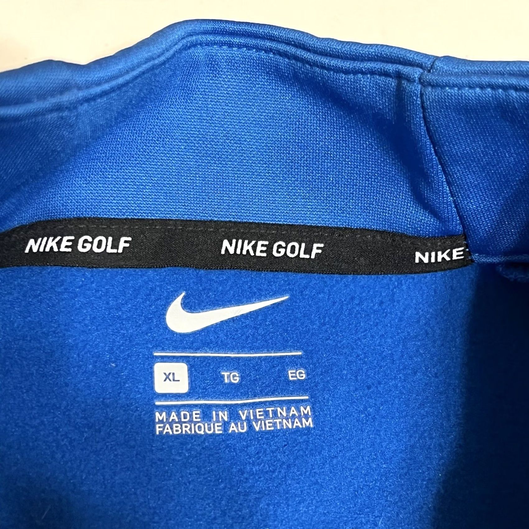 Nike Nike Golf 1/4 Zip Sweater Mens XL Blue Long Sleeve Pullover Size US XL / EU 56 / 4 - 7 Thumbnail