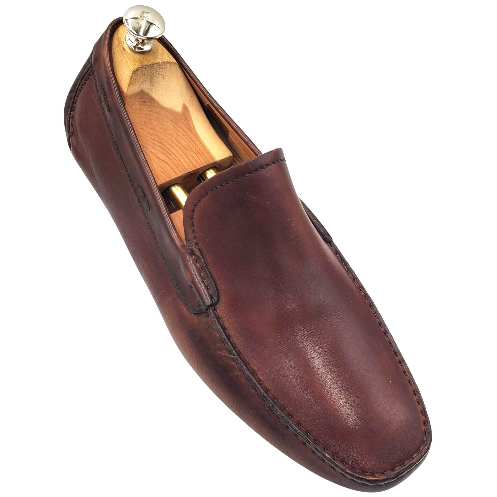Florsheim Florsheim Men's size 10 Brown Leather Slip-On Casual Driving Size US 10 / EU 43 - 1 Thumbnail