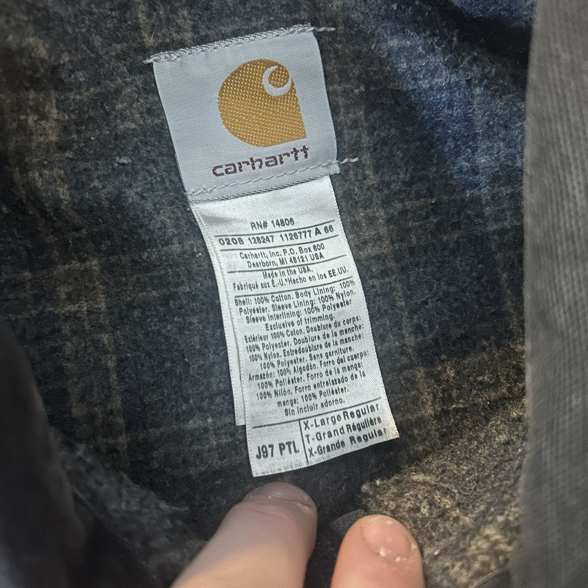 Carhartt J97 PTL Detroit Jacket Size US XL / EU 56 / 4 - 6 Thumbnail