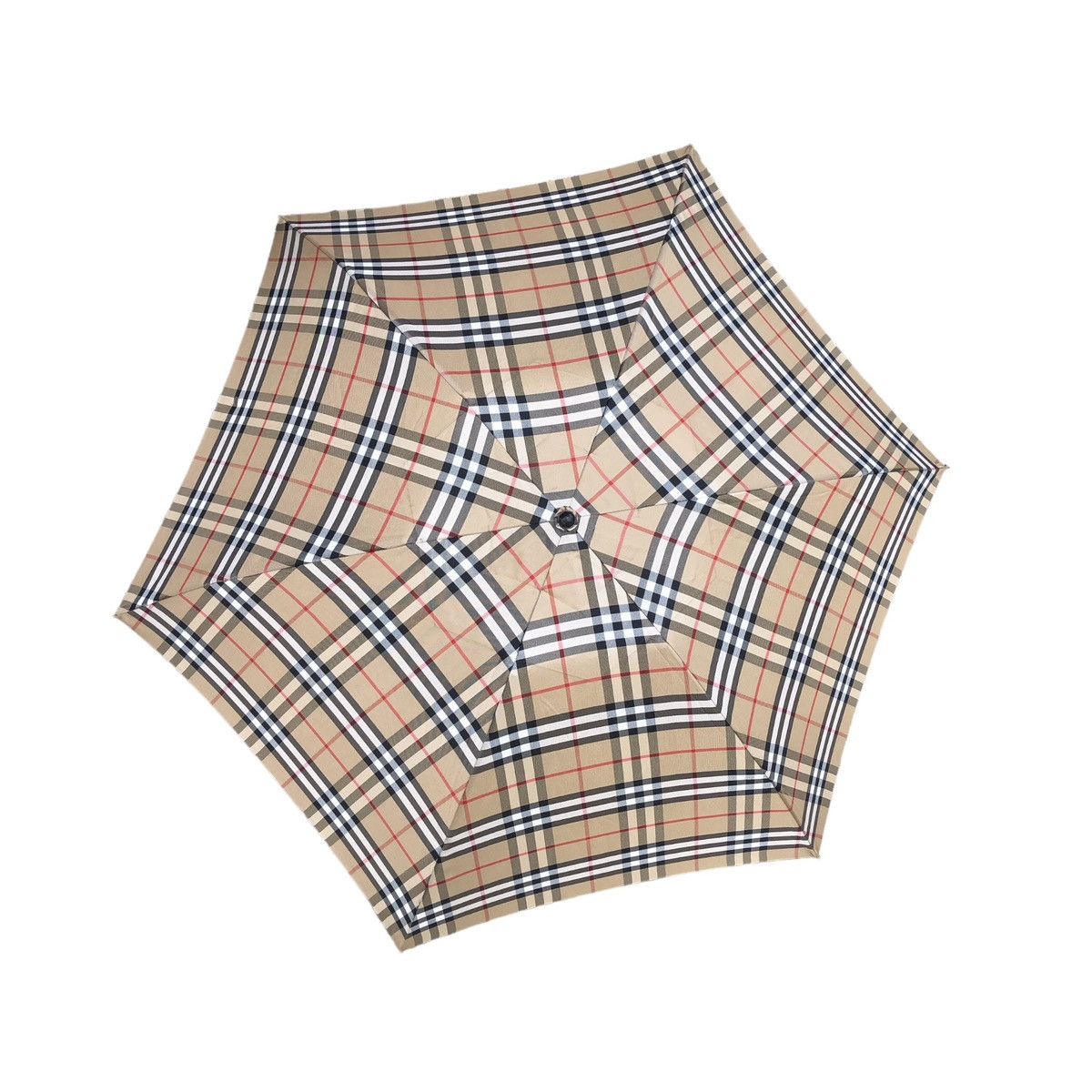 Burberry Burberry's Checked Novacheck Waterproof Folding Umbrella Size ONE SIZE - 4 Thumbnail