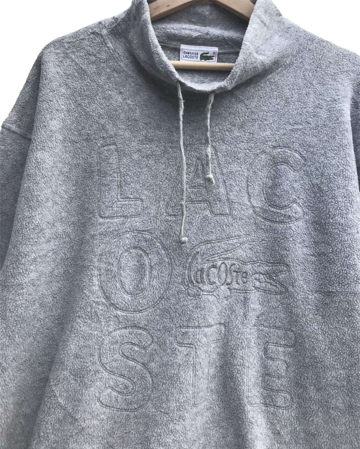 Lacoste Vintage Lacoste Polartec Fleece Sweater Size US XL / EU 56 / 4 - 3 Thumbnail