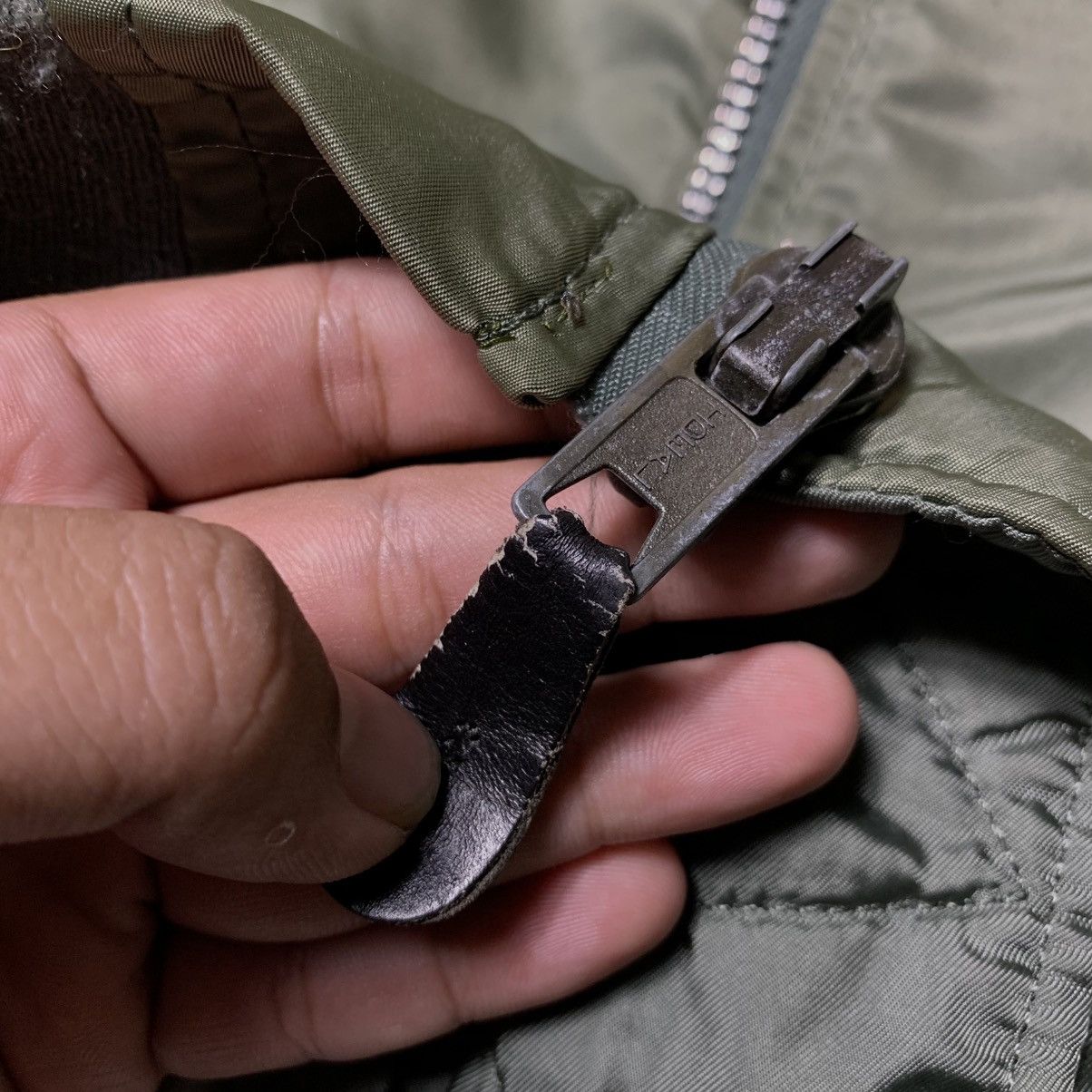 20471120 Vintage 90s Bomber Flying Jacket Ma-1 Usa Lgb Goa Style Size US M / EU 48-50 / 2 - 5 Thumbnail