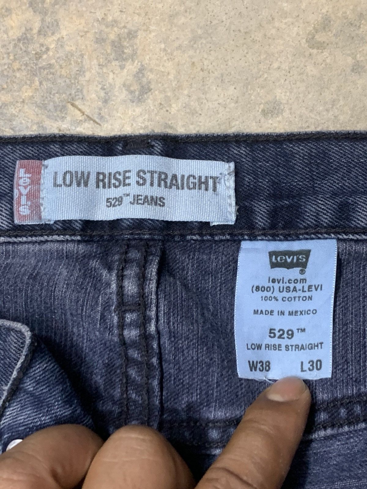 Vintage LEVIS 529 Jean ( button 855 )