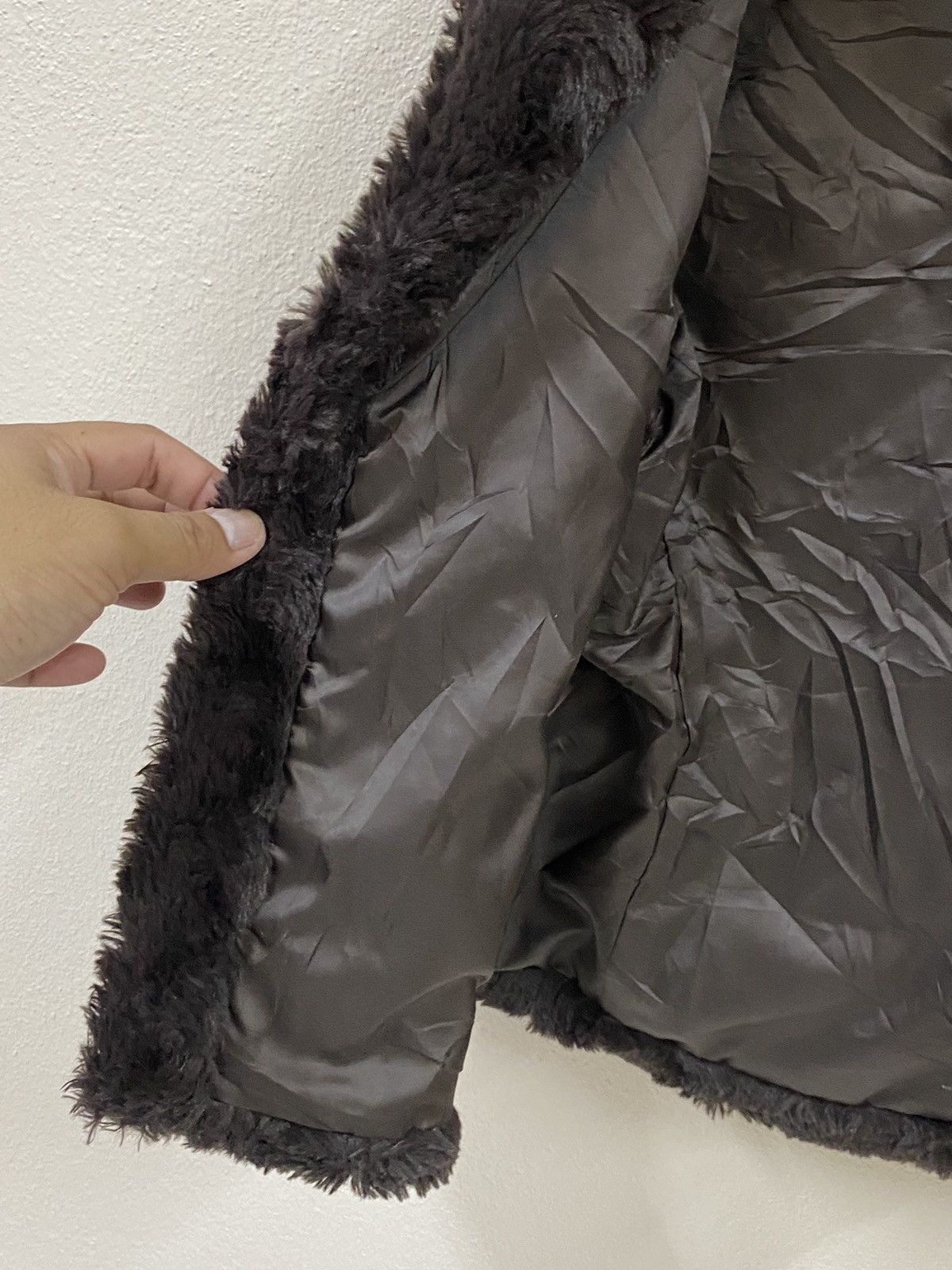 Vintage Vtg Let Me Glow Fur Mohair Vest Size US M / EU 48-50 / 2 - 8 Thumbnail