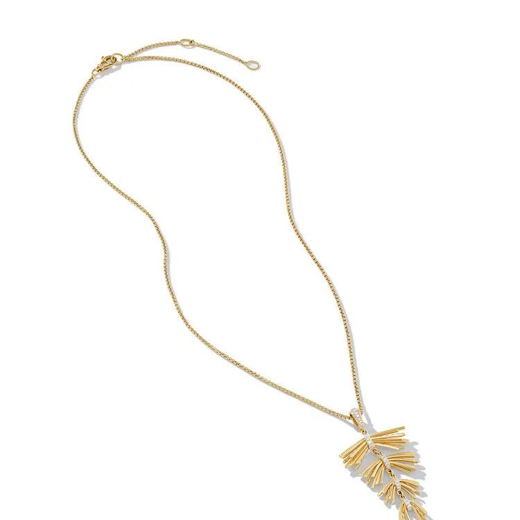 David Yurman o1w1db10426 N16961D Size:7 /Angelika Necklace in Golden Size ONE SIZE - 2 Thumbnail