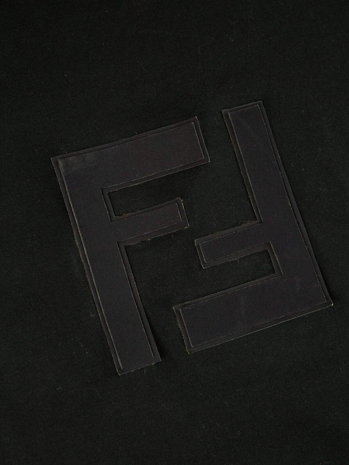 Fendi Fendi Mens FF T Shirt Black Large Black Size US L / EU 52-54 / 3 - 5 Thumbnail