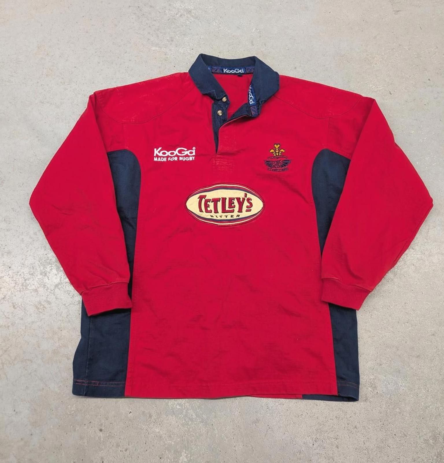 Vintage Llanelli RFC SCARLETS RUGBY Away Jersey KOOGA 2000-2002 Size US M / EU 48-50 / 2 - 1 Thumbnail