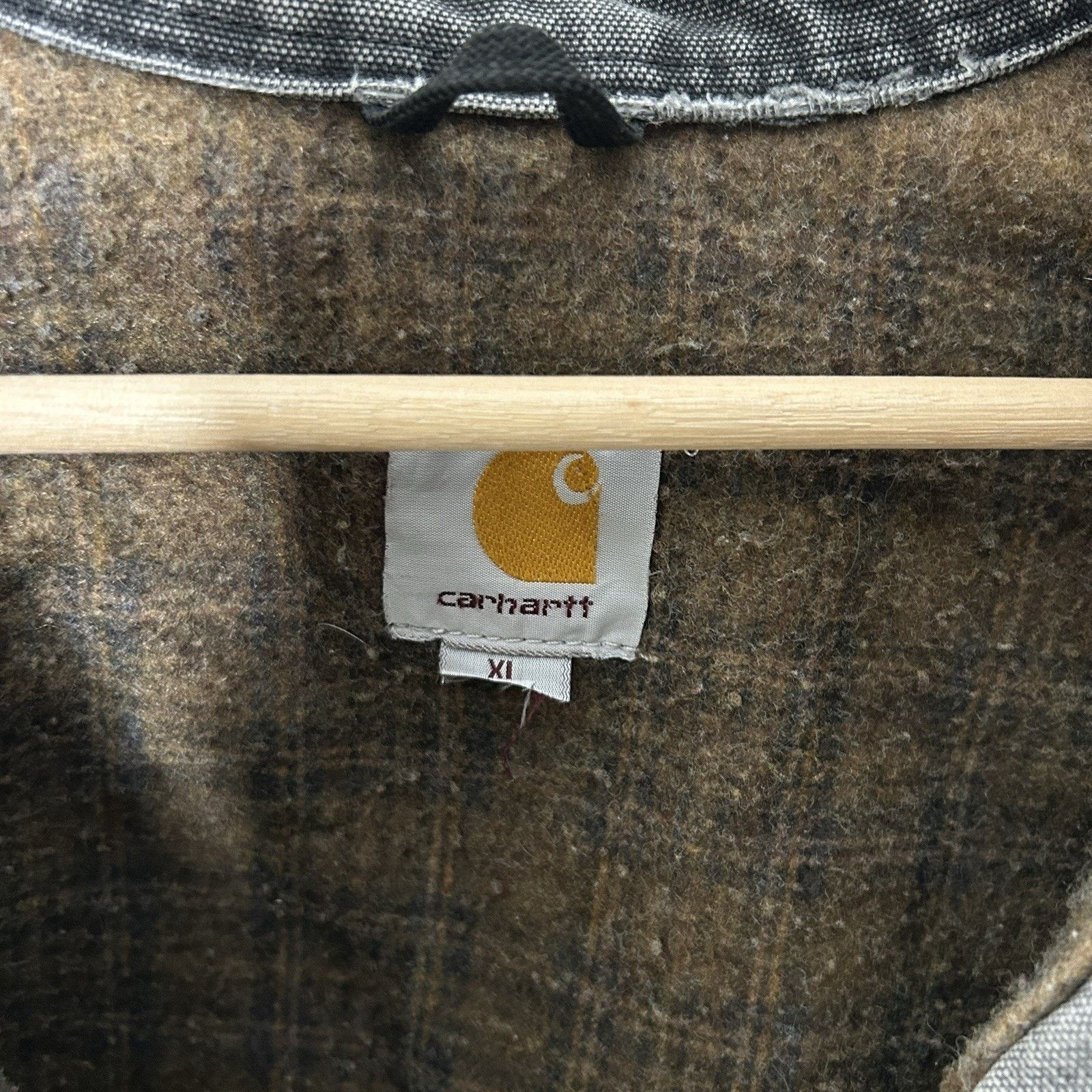 Carhartt Thrashed Vintage Carhartt Detroit Jacket “Gravel” J97 GVL Size US XL / EU 56 / 4 - 13 Thumbnail