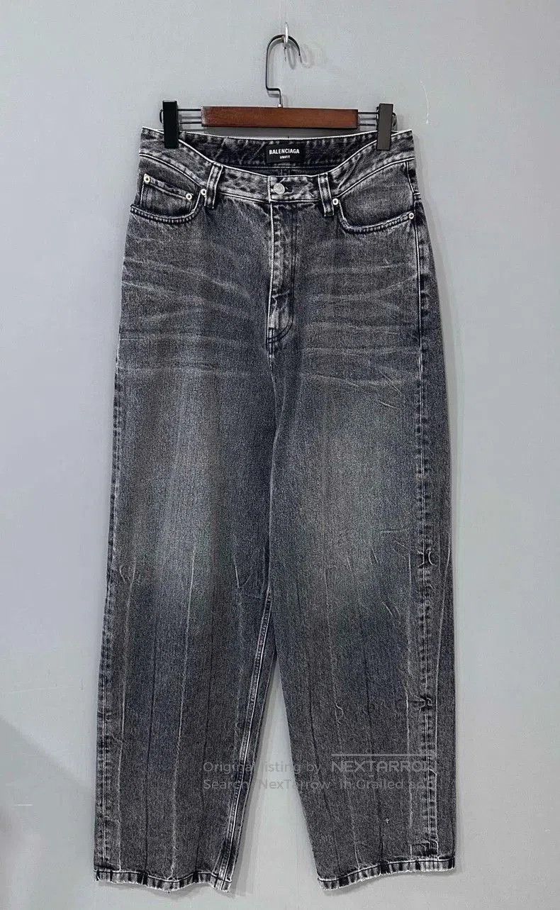 Balenciaga Balenciaga FW22 Washed Straight Jeans. Size US 29 - 1 Thumbnail