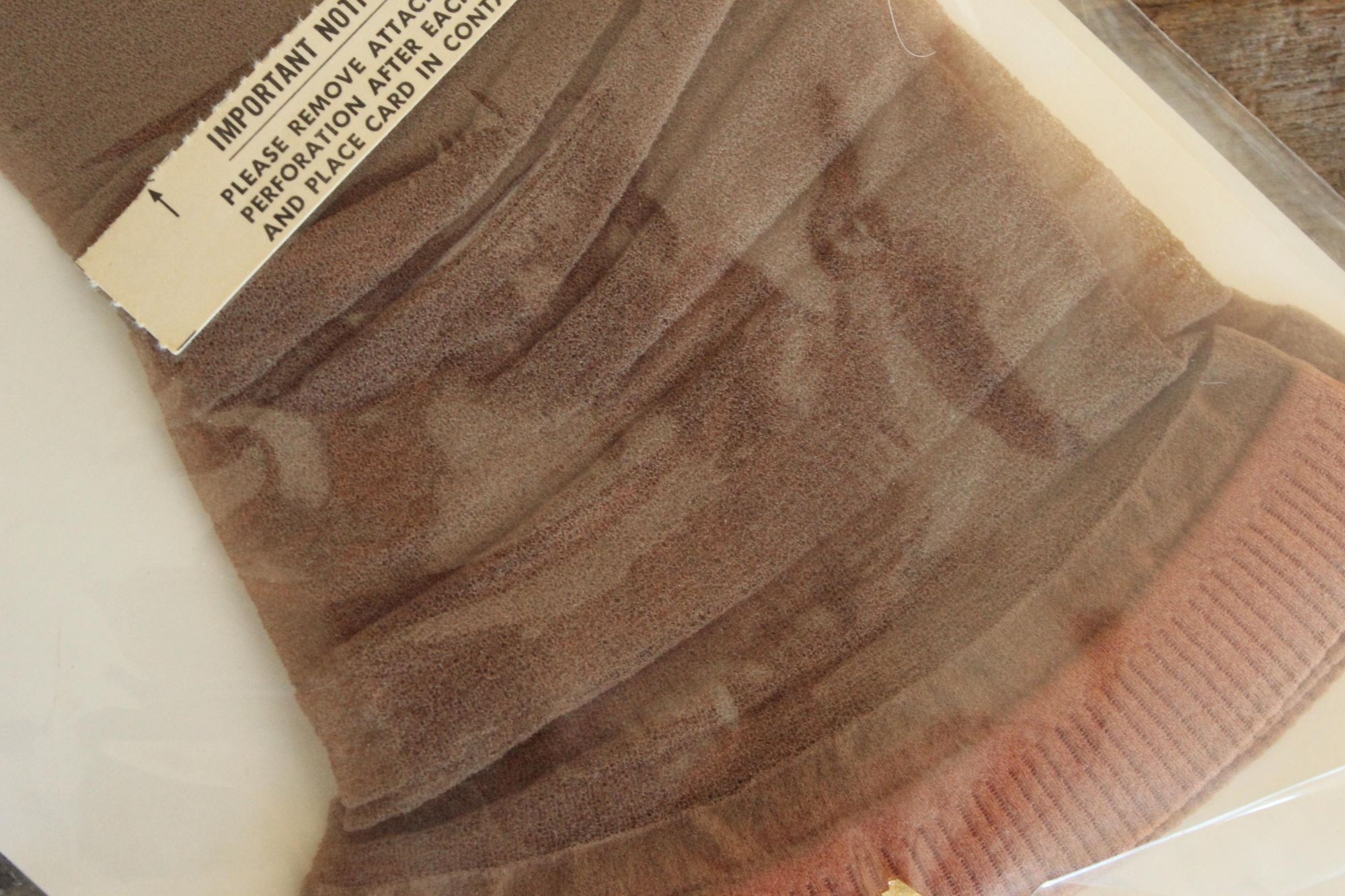 Vintage Vintage 1970s 1980s Knee High Stockings, One Pair New NOS R Size ONE SIZE - 8 Thumbnail