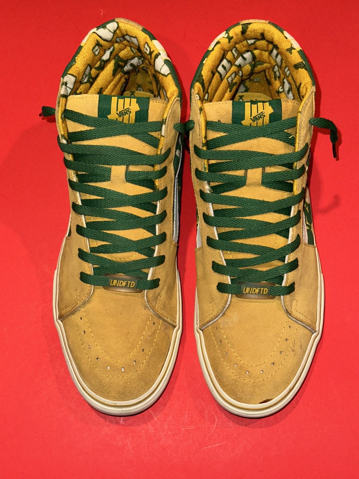 Undefeated × Vans VANS SK8 HI UNDEFEATED U-MAN LEPRECHAUN GREEN 6352999-090 13 Size US 13 / EU 46 - 1 Thumbnail