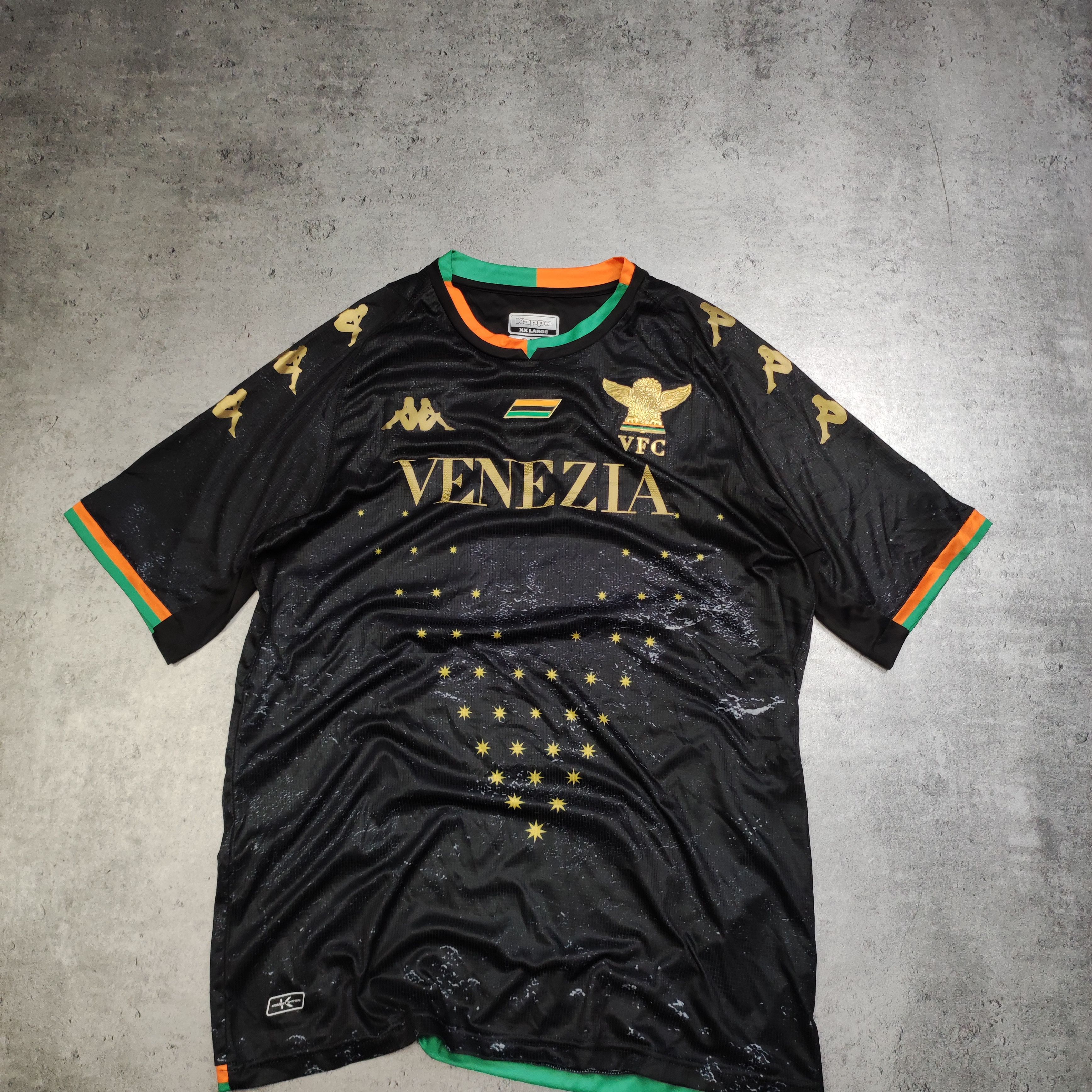 Vintage RARE Kappa x Venezia FC Italy Football Soccer Jersey Size US XXL / EU 58 / 5 - 2 Thumbnail