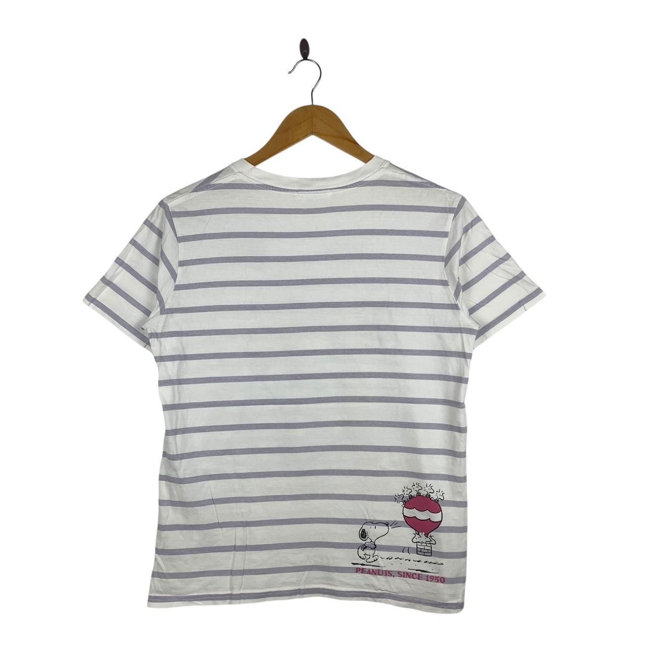 Peanuts PEANUTS SNOOPY and Best Friends Striped Tee Shirt Size M / US 6-8 / IT 42-44 - 4 Thumbnail