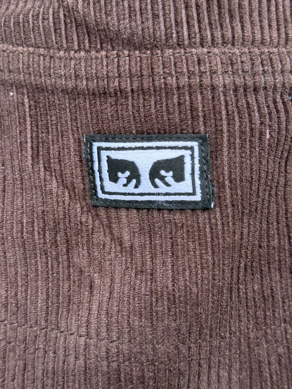 Obey Obey Carpenter Relaxed Fit Faded Corduroy Brown Pants Size US 28 / EU 44 - 9 Thumbnail