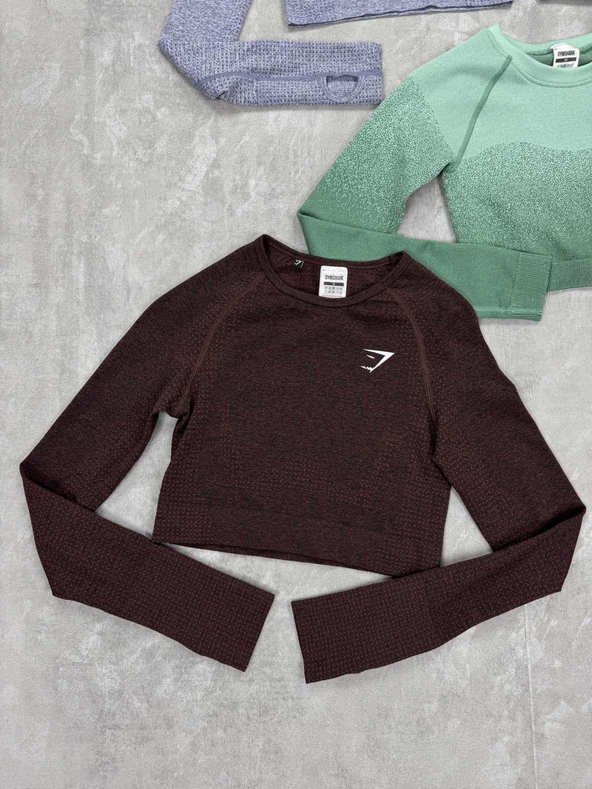 Gymshark Gymshark Womens Crop Top Long Sleeve Sets 3 items Size S-XS Size S / US 4 / IT 40 - 4 Thumbnail