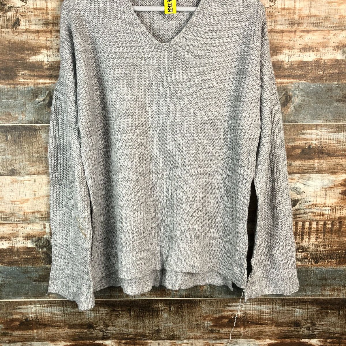 Homespun Knitwear × Japanese Brand Putietal Grey vintage Knitwear #A2231 Size US M / EU 48-50 / 2 - 3 Thumbnail
