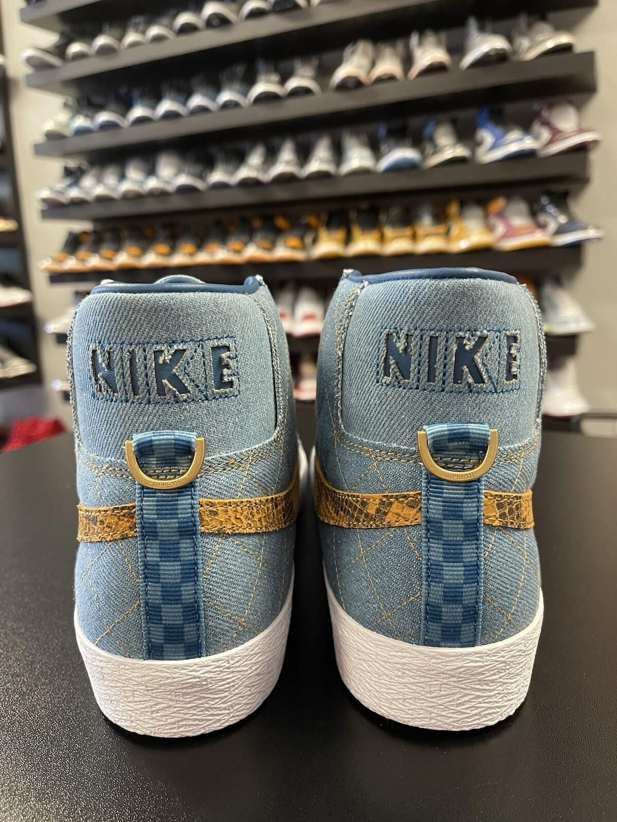 Nike Size 10 - Nike SB Zoom Blazer Mid QS x Supreme Denim 2022 Size US 10 / EU 43 - 4 Thumbnail