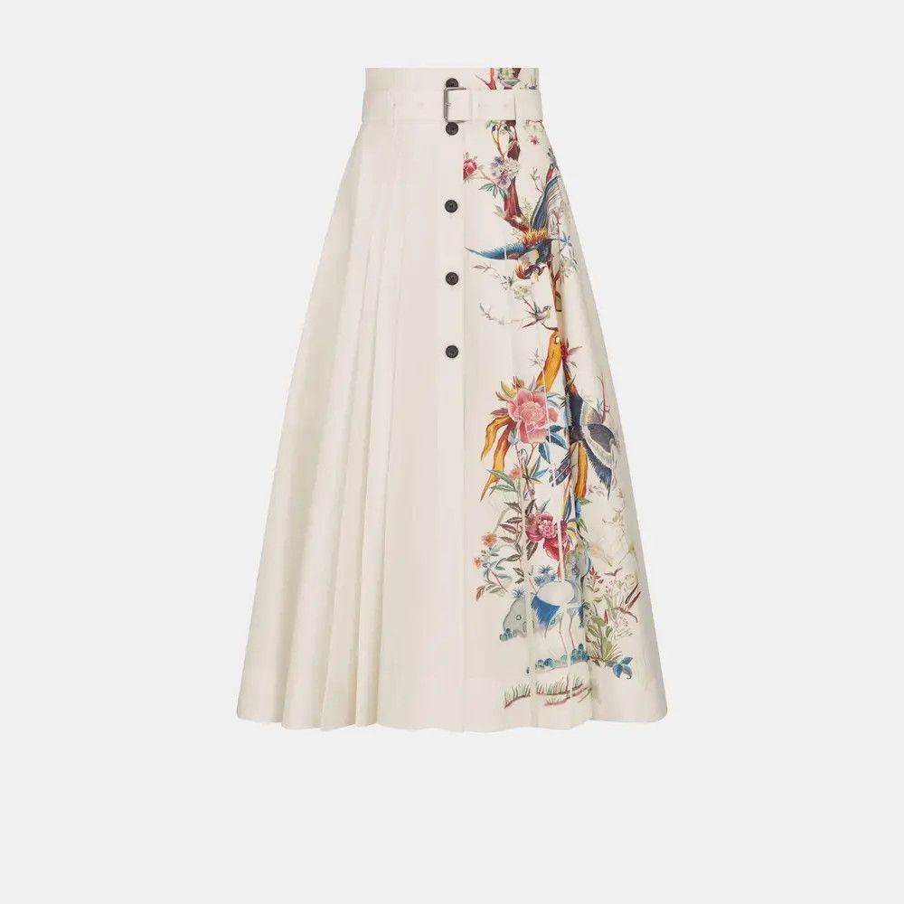 image of Dior O1Bcso1Str0524 Skirt In Multicolor, Women's (Size 38)