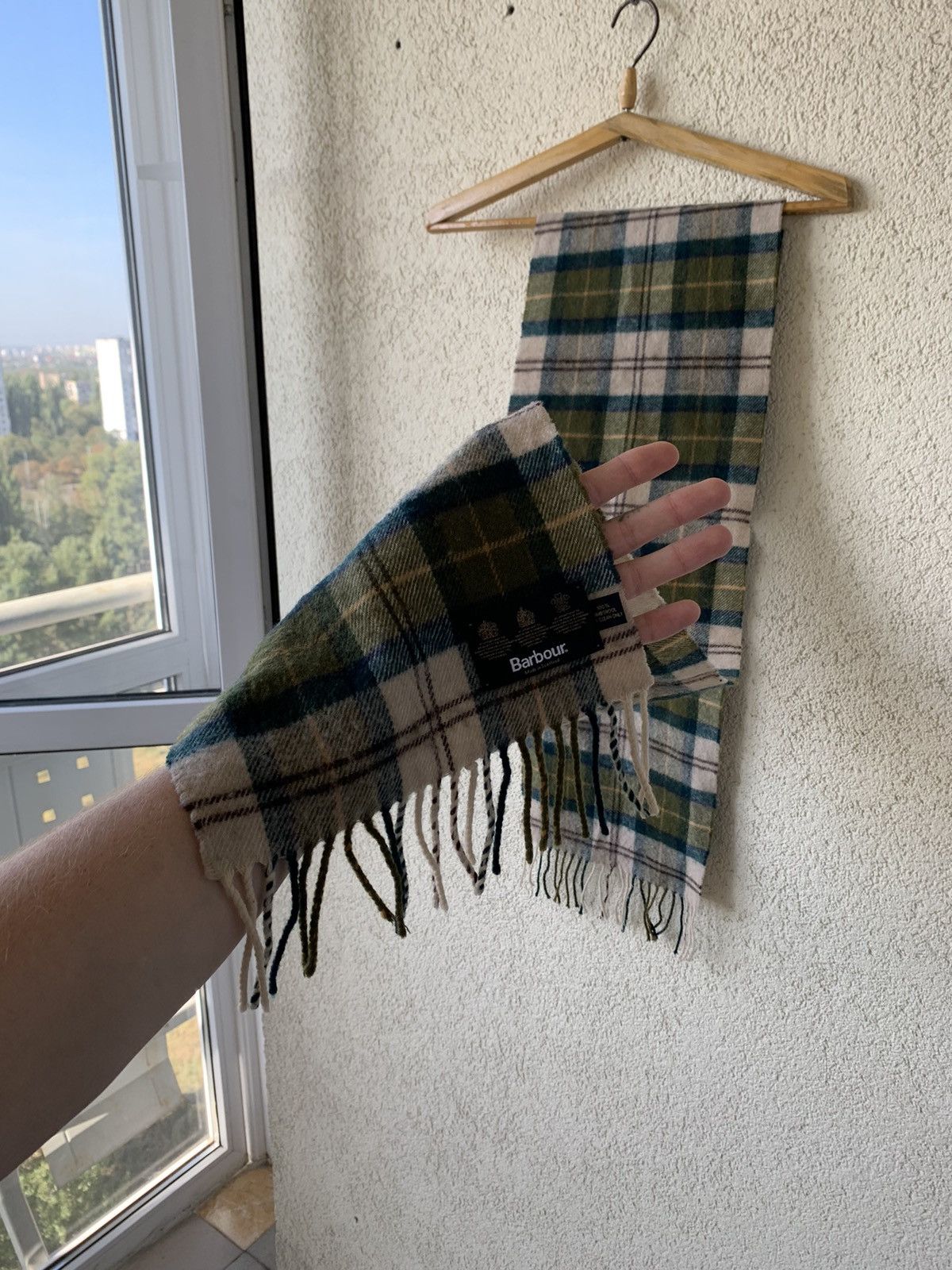 Barbour Vintage Barbour Scarf Wool Size ONE SIZE - 6 Thumbnail