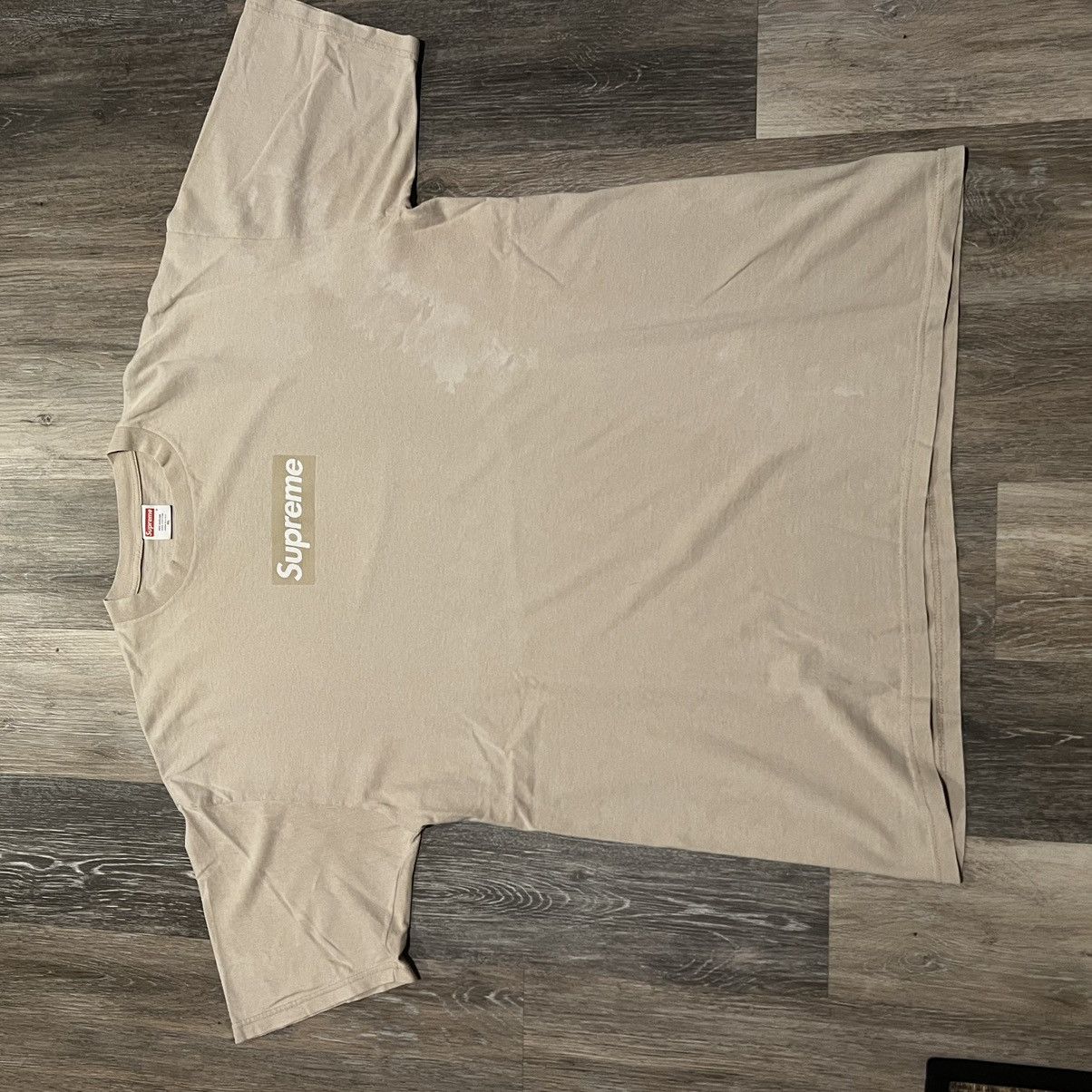 Supreme Supreme Tan Bogo Tan Box logo tee Sand bogo tonal 2003 tee Size US XL / EU 56 / 4 - 17 Thumbnail