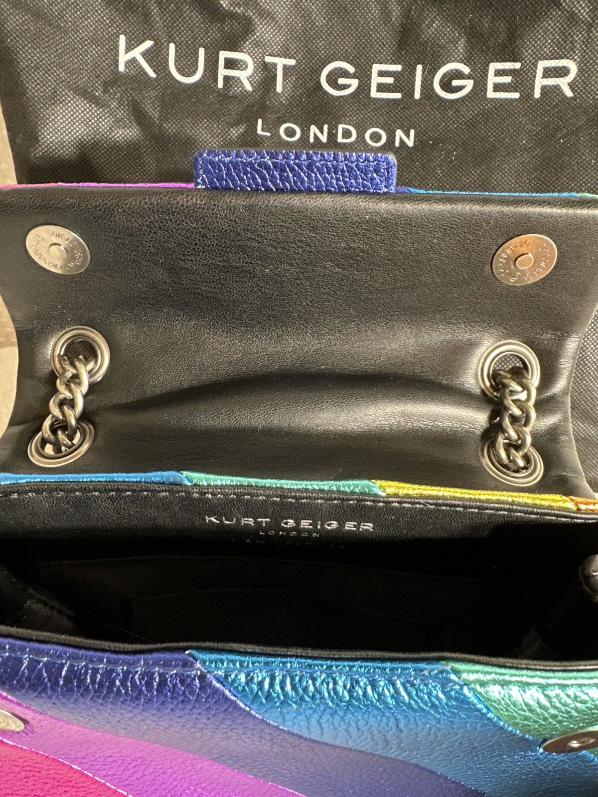Kurt Geiger Mini Kensington Leather Crossbody Bag Size ONE SIZE - 12 Thumbnail