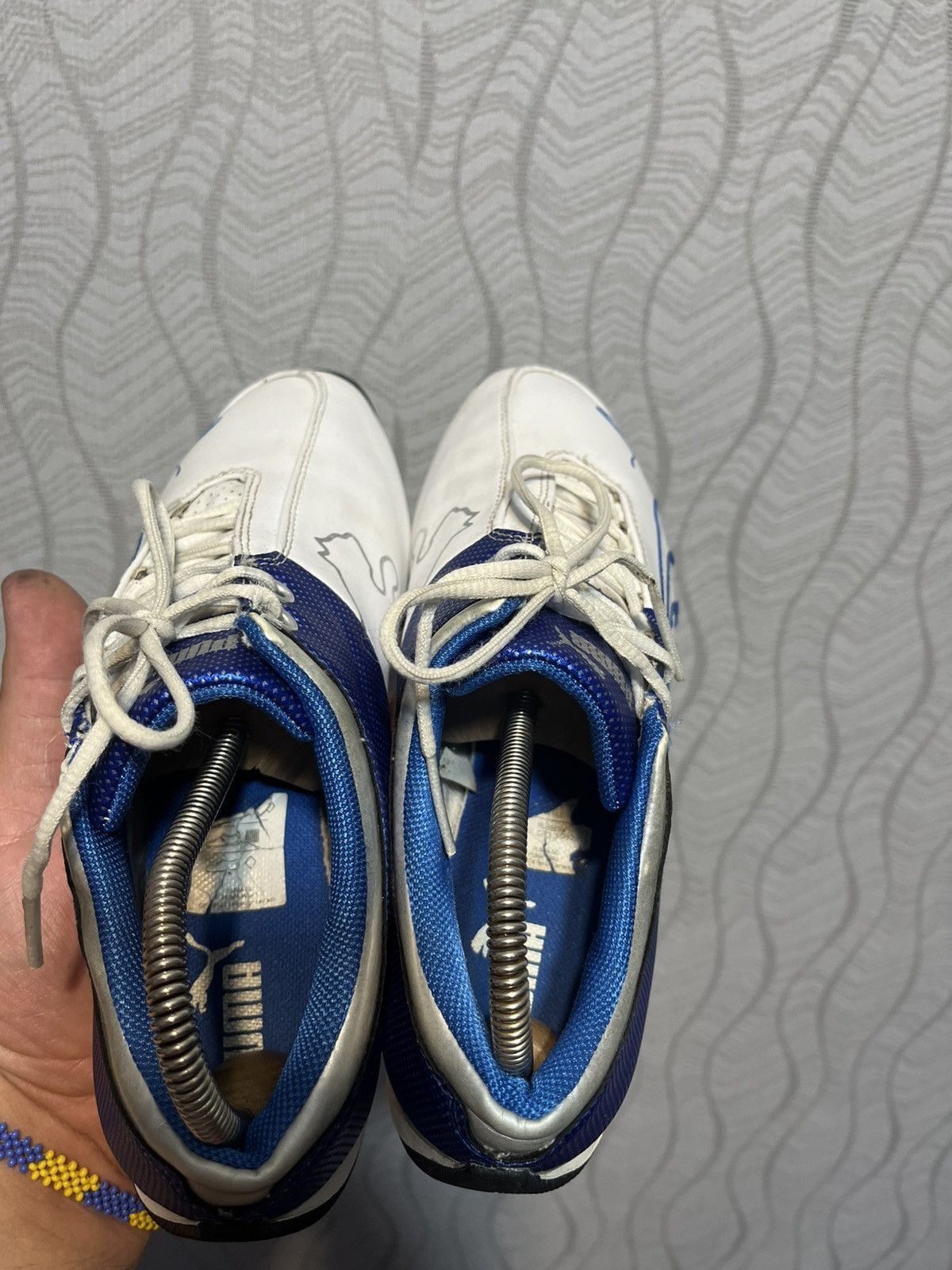 Puma Vintage Puma White Leather Speed Cat Streetwear Sneakers US4 Size US 4 / IT 34 - 8 Thumbnail