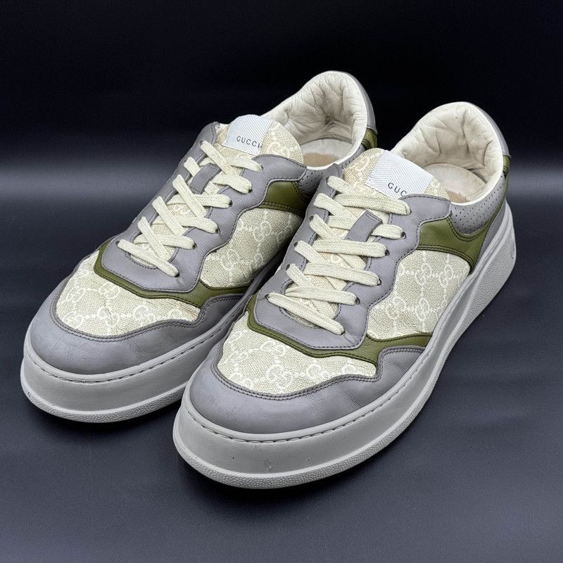 Gucci Gucci Chunky B Leather Low-Top Sneakers 0079 Size US 10.5 / EU 43-44 - 1 Thumbnail