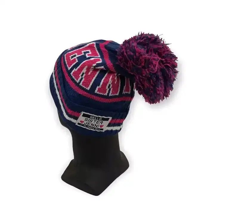 Japanese Brand × Kapital × Vintage Japanese Brand Sister Jennie Full Print Beanie Hat Size ONE SIZE - 3 Thumbnail