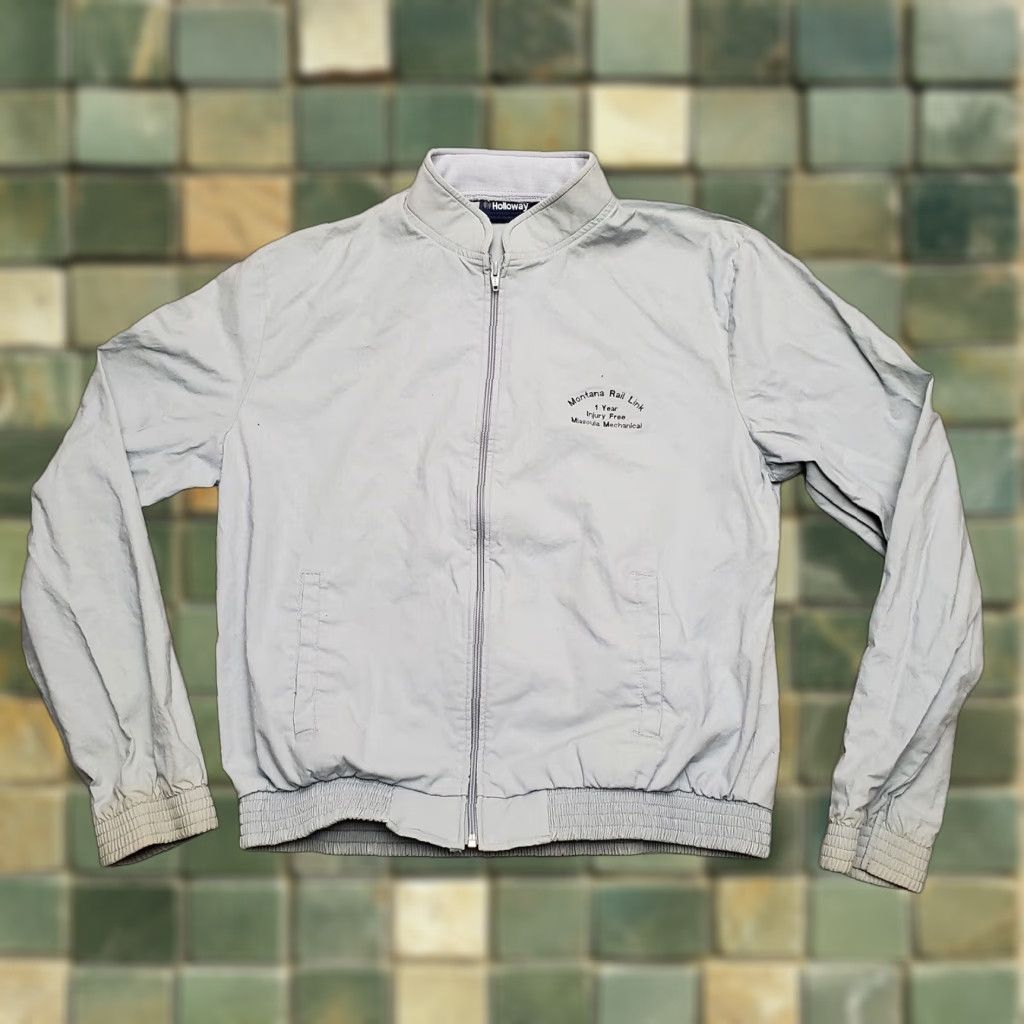 Holloway VINTAGE Montana Rail Link Jacket Mens L Gray Holloway Full Zip 1993 Railroad Size US L / EU 52-54 / 3 - 1 Thumbnail