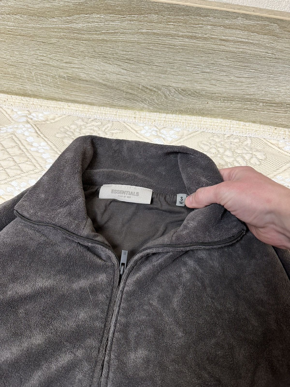 Essentials 🔥 Essentials Fear Of God Terry Polo Shirt Velour Pullover Size US S / EU 44-46 / 1 - 2 Thumbnail