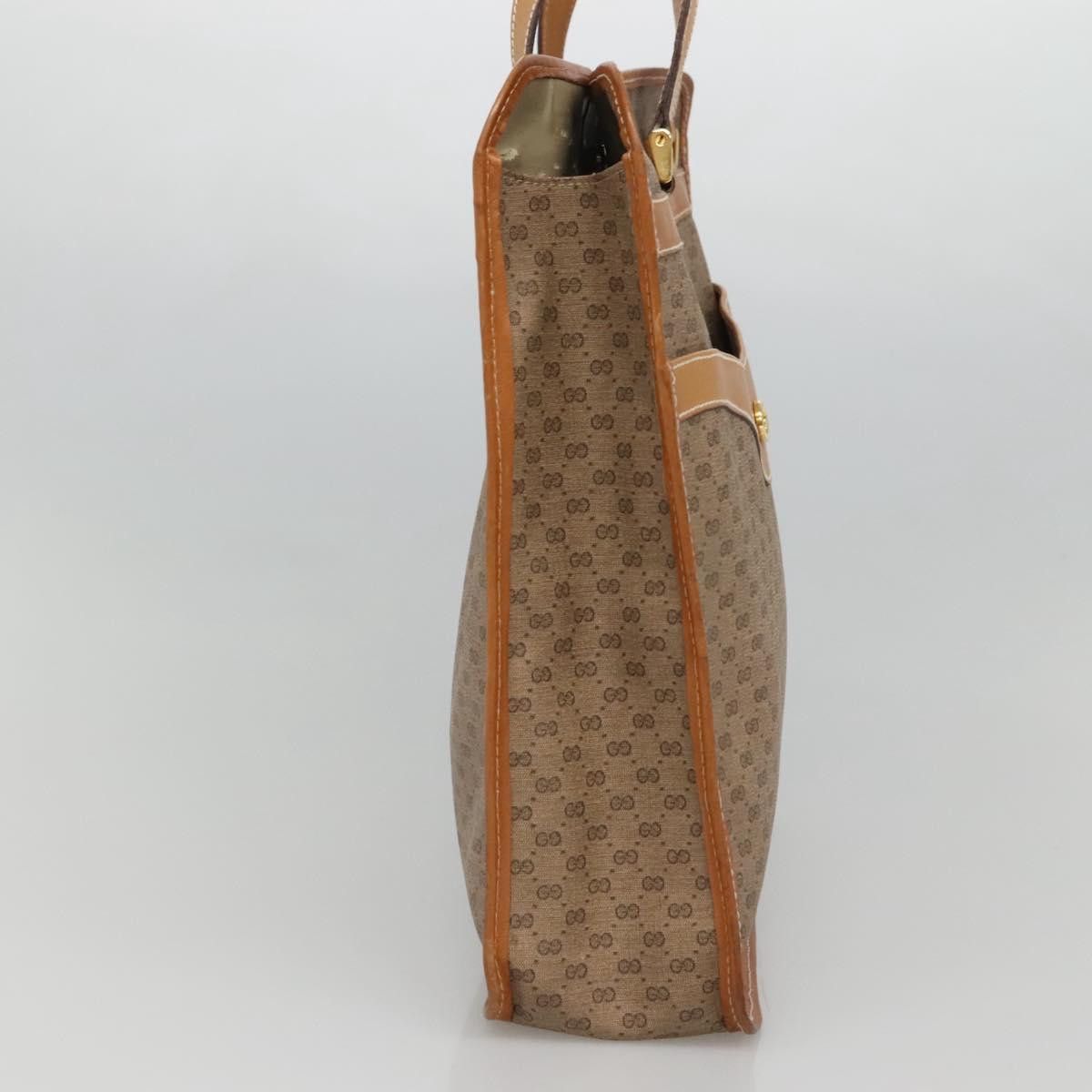 Gucci GUCCI Micro GG Supreme Tote Bag Pvc Beige Size ONE SIZE - 4 Thumbnail