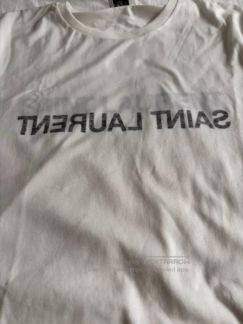 Saint Laurent Paris Saint Laurent Paris Mirror Letter T-Shirt Size US XXL / EU 58 / 5 - 4 Thumbnail