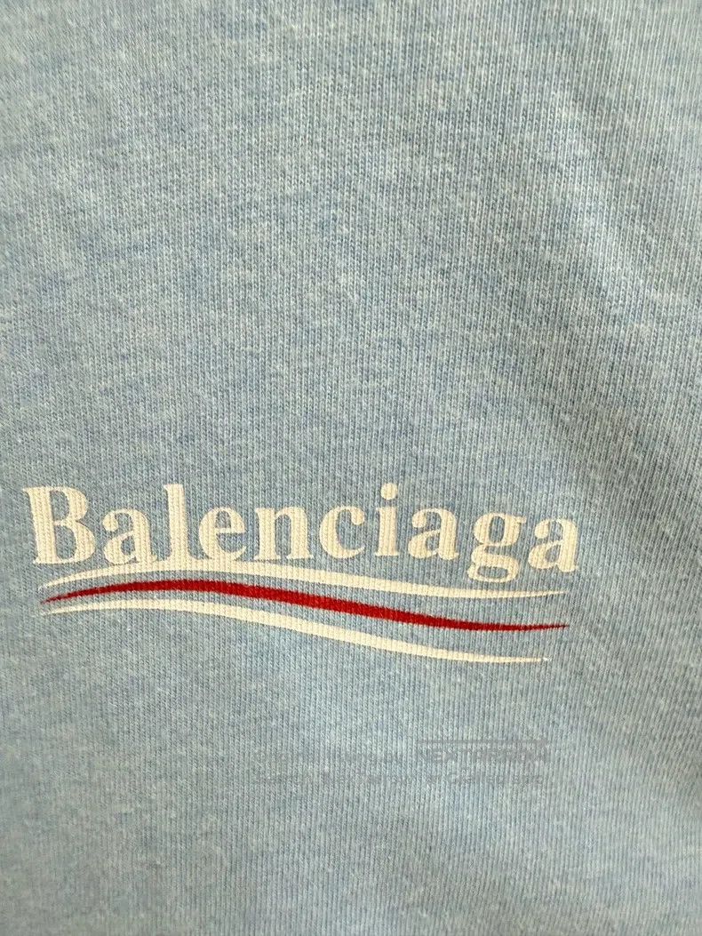 Balenciaga Balenciaga Haze Blue Cola Short Sleeve Size US XS / EU 42 / 0 - 4 Thumbnail