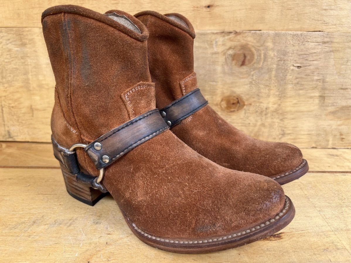 FREEBIRD Freebird By Steven SPIRIT Brown Leather Suede Western Boots Size US 6 / IT 36 - 6 Thumbnail