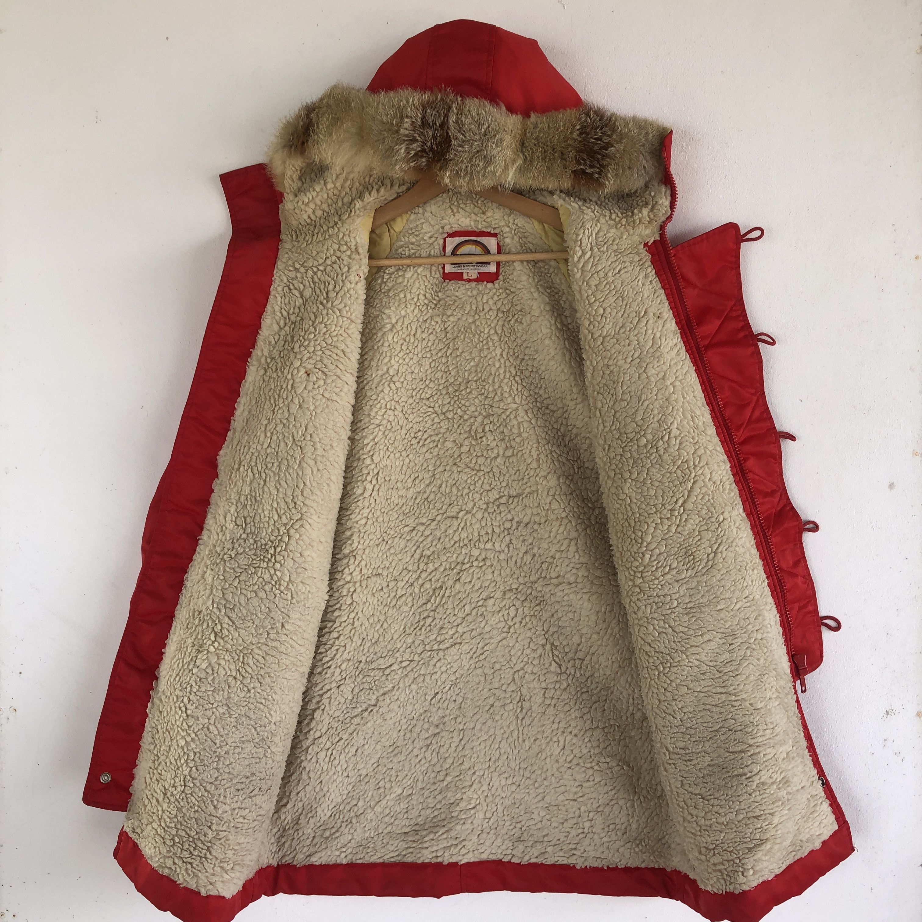 Wrangler Vintage 90s Wrangler Sherpa Hoodie Jackets Size US M / EU 48-50 / 2 - 7 Thumbnail