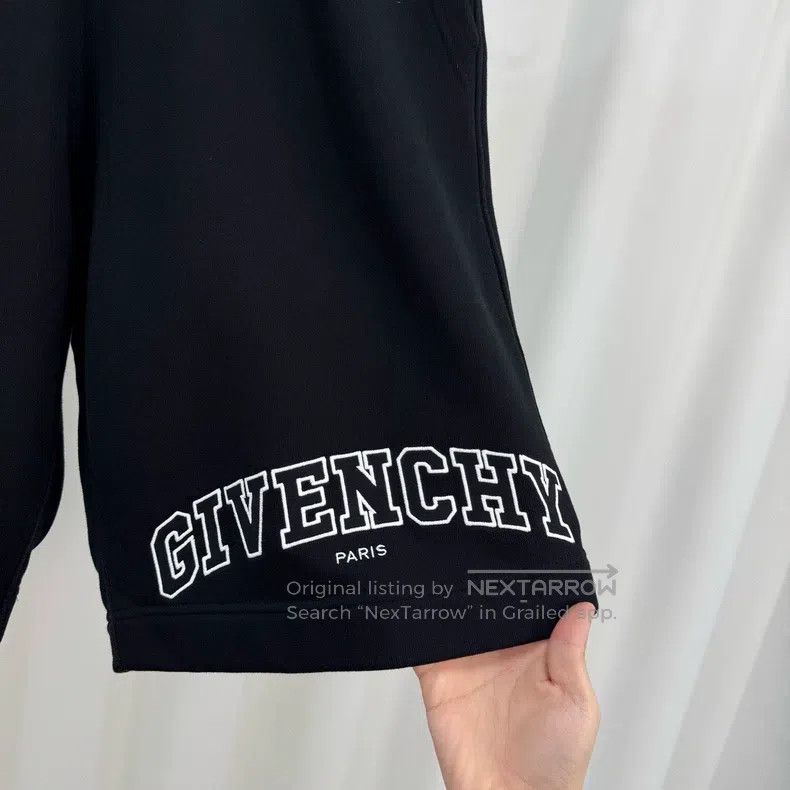 Givenchy Givenchy SizeM 23ss New Black Embroidered Letter Shorts Size US 30 / EU 46 - 4 Thumbnail