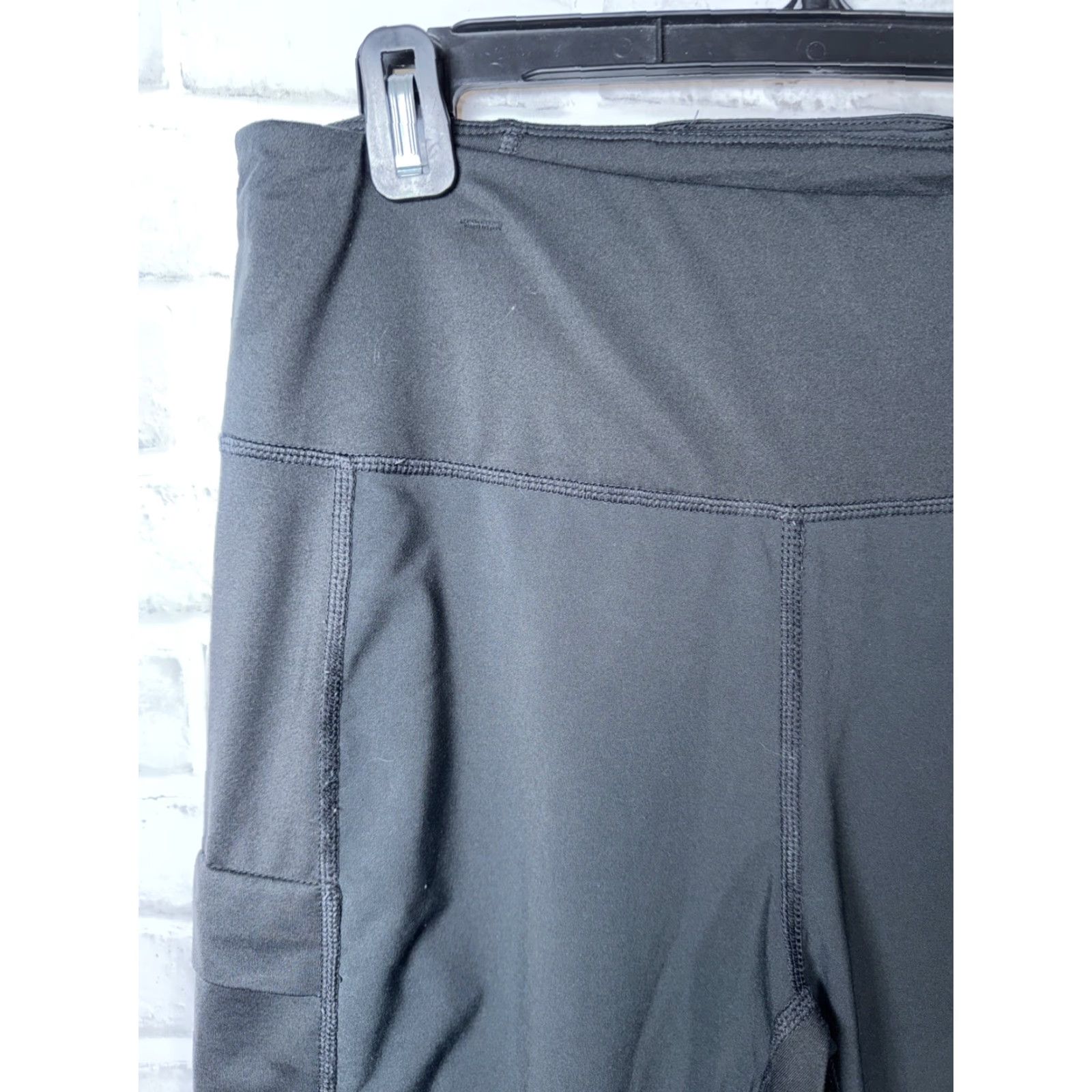 Vintage Kuhl Pants Black Yoga Style Leggings Womens L Regular Jogger Straight Pocket Breathable Lightweight Size 36" / US 14 / IT 50 - 3 Thumbnail