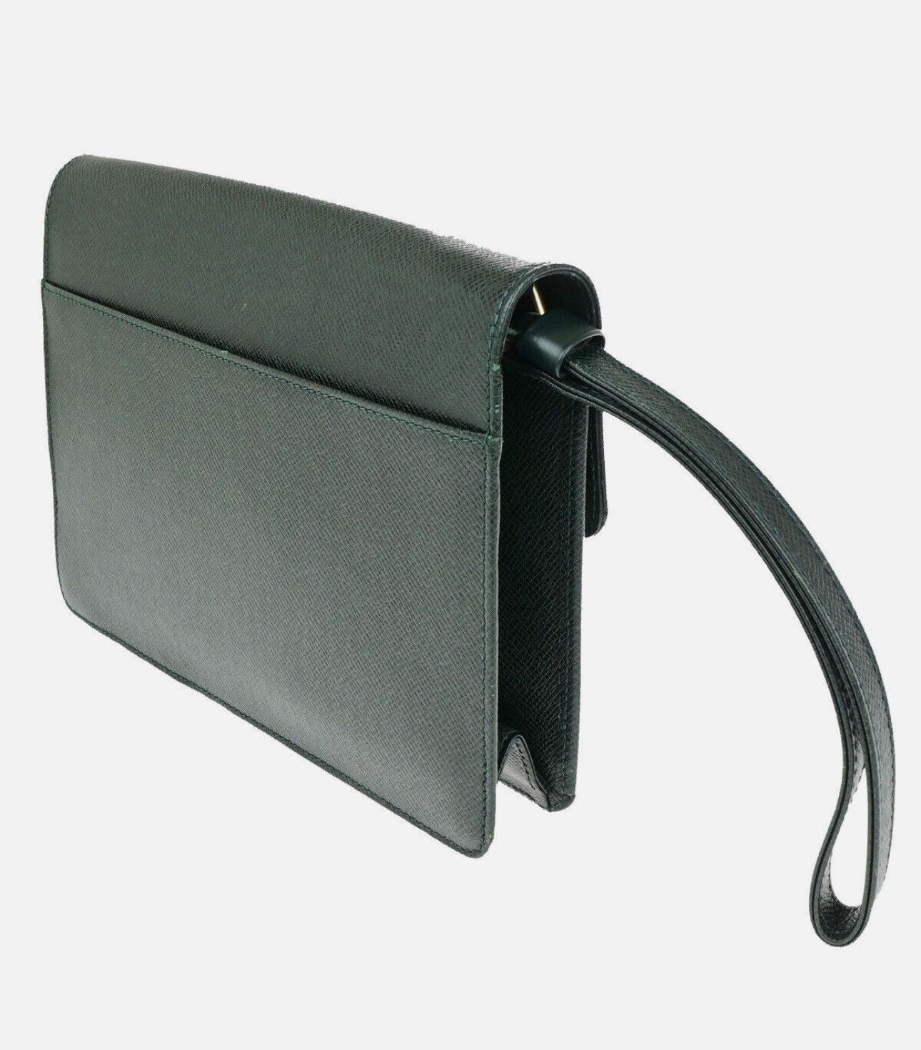 Louis Vuitton LOUIS VUITTON POCHETTE KOURAD CLUTCH HAND BAG TAIGA LEATHER Size ONE SIZE - 4 Thumbnail