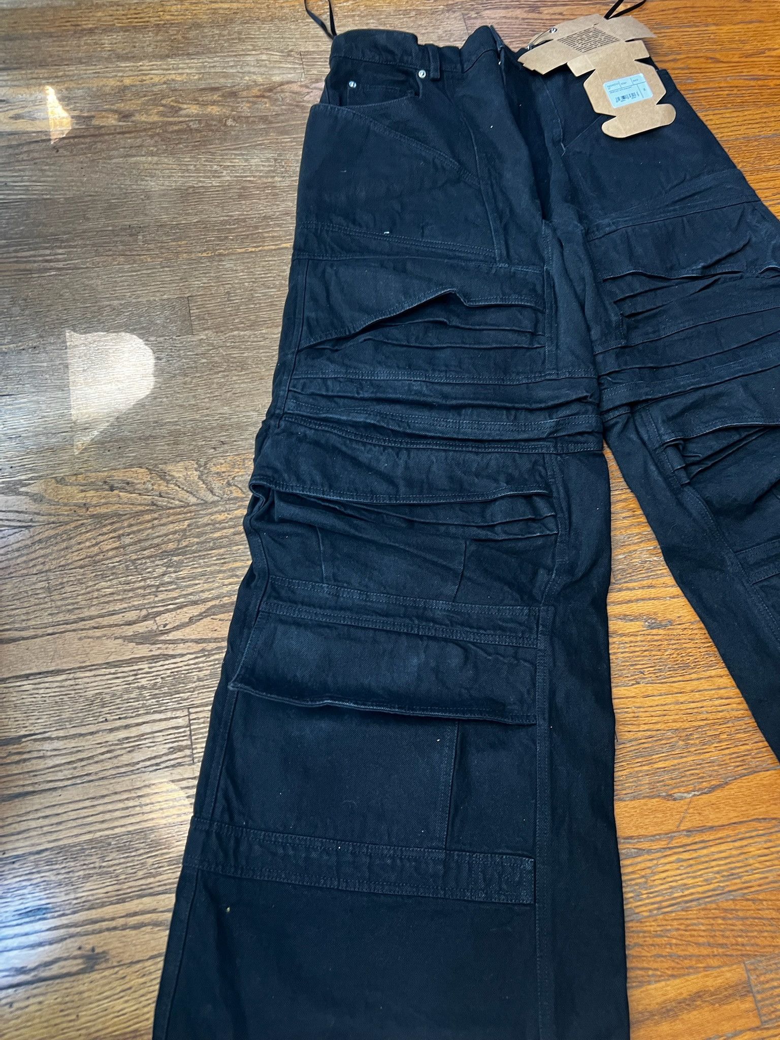 Natasha Zinko Denim Jeans (NZ313-01-BLACK) Size US 37 - 2 Thumbnail