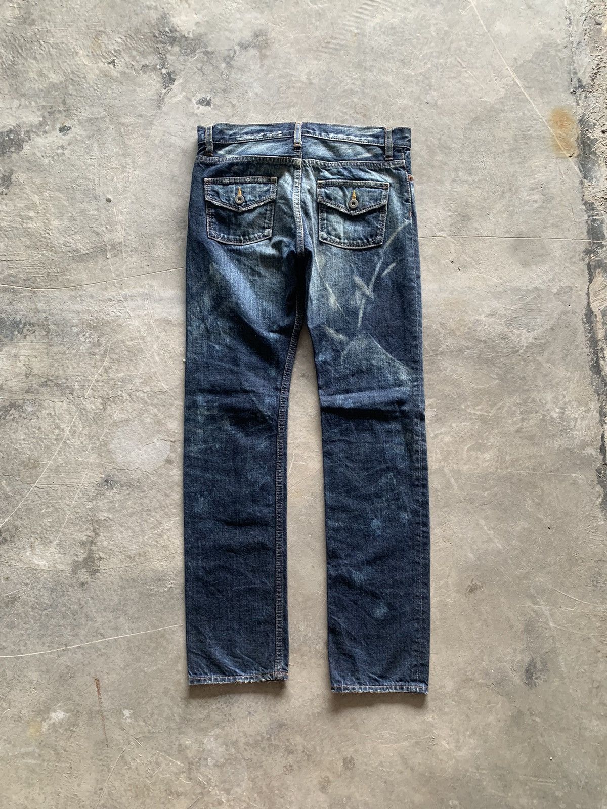 Hysteric Glamour RNA distressed sashiko japanese patchwork slim hedi style Size US 28 / EU 44 - 2 Thumbnail