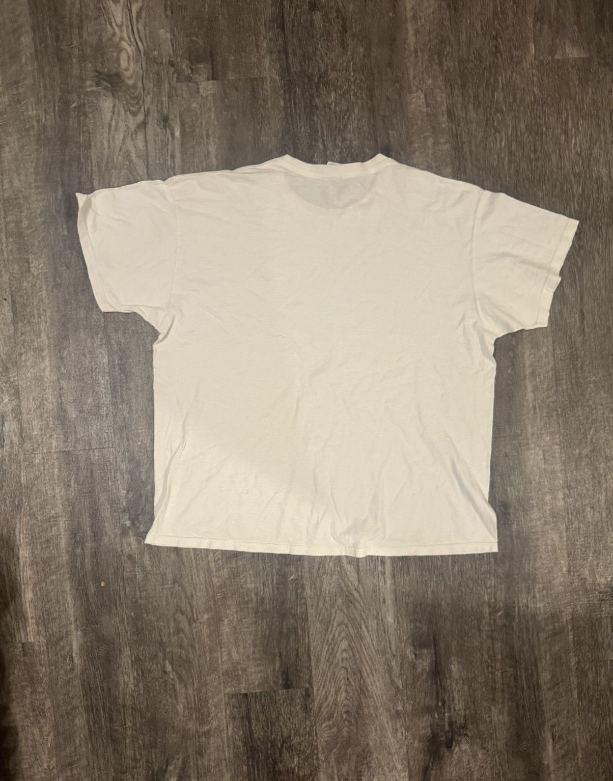 Nike Vintage 90s Basic White Nike T with Pink Embroidered Swoosh Size US XXL / EU 58 / 5 - 4 Thumbnail