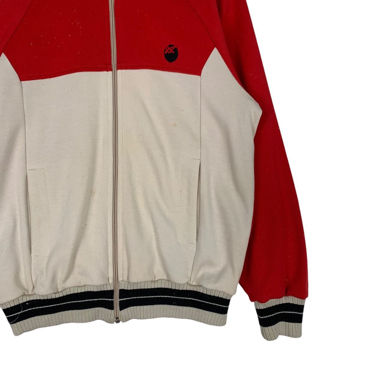 Asics ASICS Red Nude Colorblock Turtleneck Sweater #1256-C57 Size US M / EU 48-50 / 2 - 4 Thumbnail