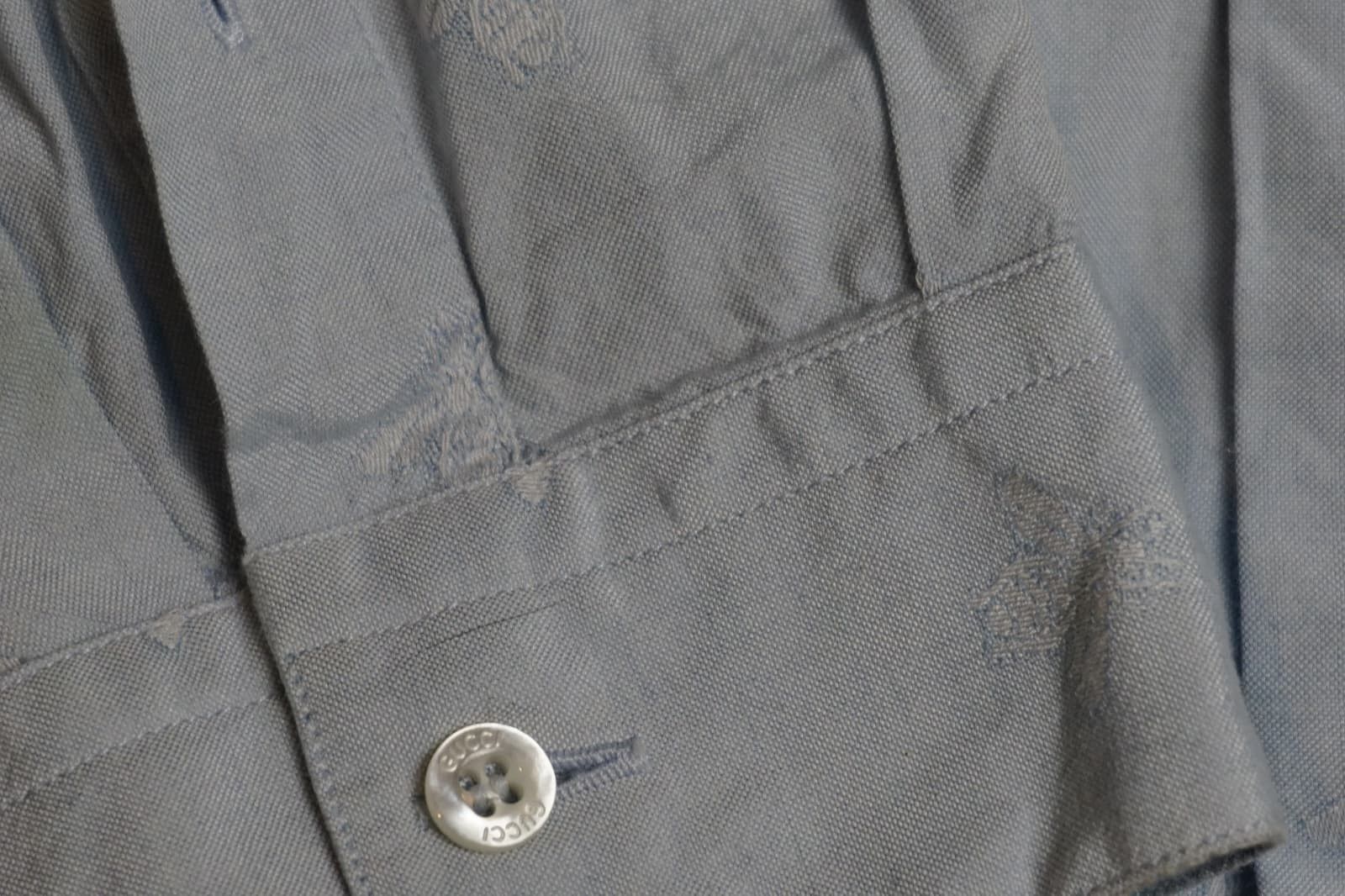 Gucci Gucci Cambridge bees stars button up shirt Size US M / EU 48-50 / 2 - 7 Thumbnail
