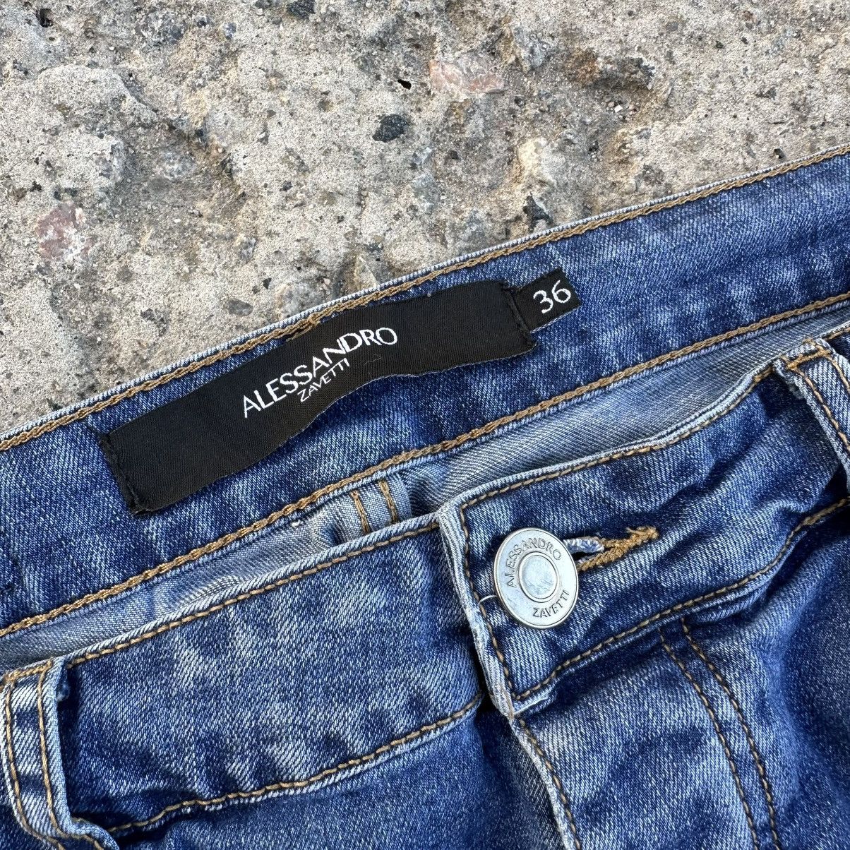 Italic Vintage Alessandro Zavetti Jeans Size 36 Old Money Y2K 00s Size US 36 / EU 52 - 8 Thumbnail
