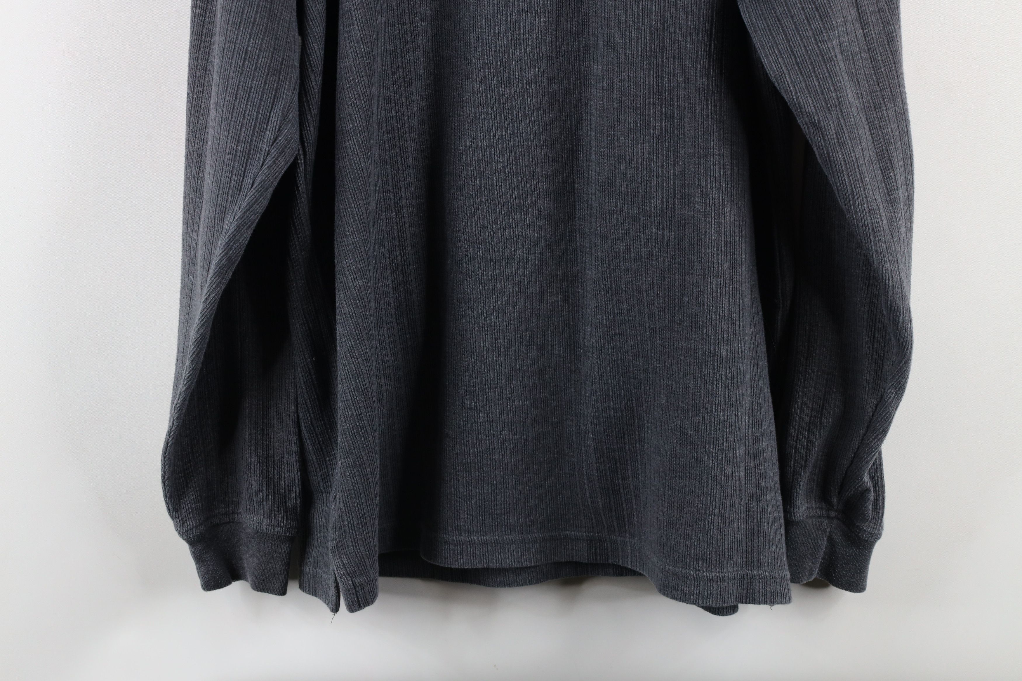 Vintage Vintage 90s Streetwear Knit Long Sleeve Henley T-Shirt Size US M / EU 48-50 / 2 - 7 Thumbnail
