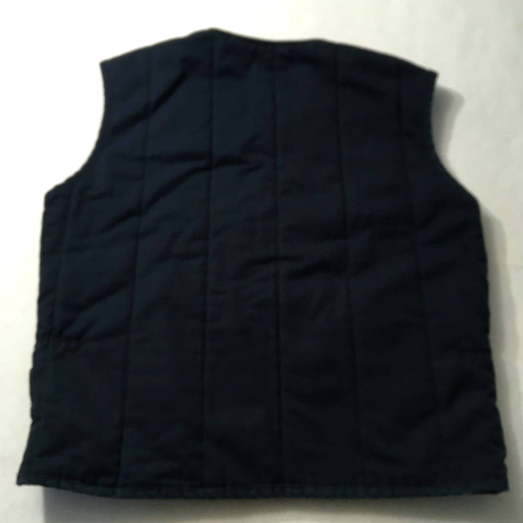 Lee VINTAGE BLUE Vest men’s Large full zip Quilted PATCH JUAN USA 90s Mens Size US XXL / EU 58 / 5 - 8 Thumbnail