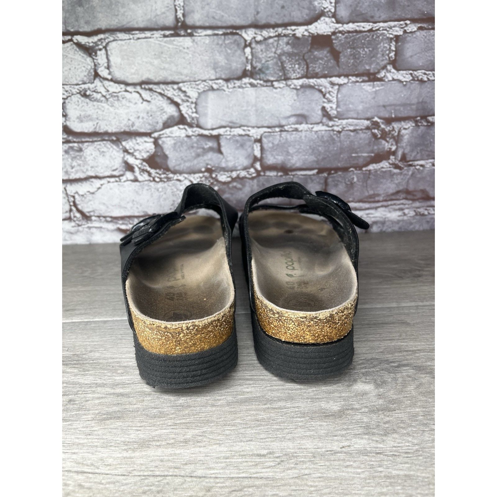 Birkenstock Birkenstock Papillio Arizona Platform Vegan Black Birko-Flor Size US 9.5 / IT 39.5 - 4 Thumbnail
