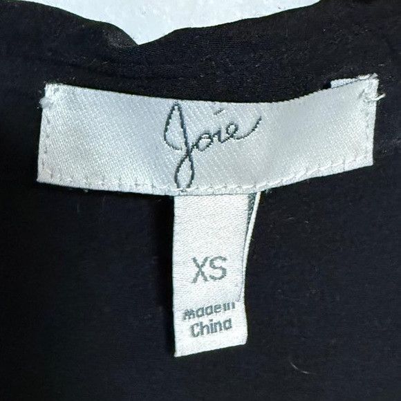 Joie Joie Sleeveless Black Button-Down Blouse XS Size XS / US 0-2 / IT 36-38 - 4 Thumbnail