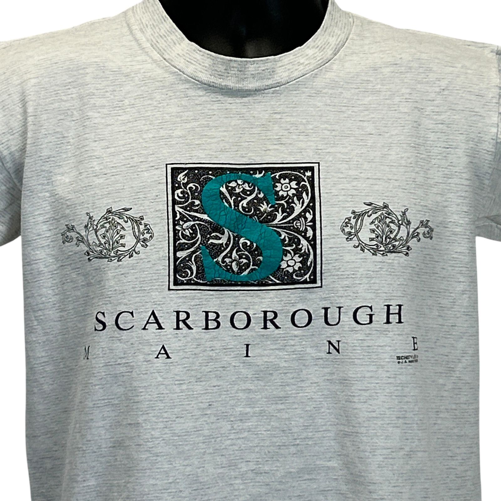 Vintage Vintage 90s Scarborough Maine T Shirt Travel Tourist S Small Size US S / EU 44-46 / 1 - 1 Thumbnail